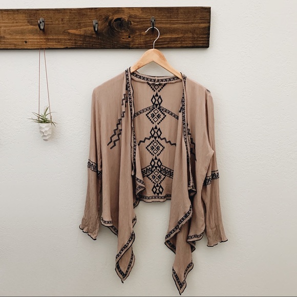 Chocolate Sweaters - Chocolate Boho Cardigan